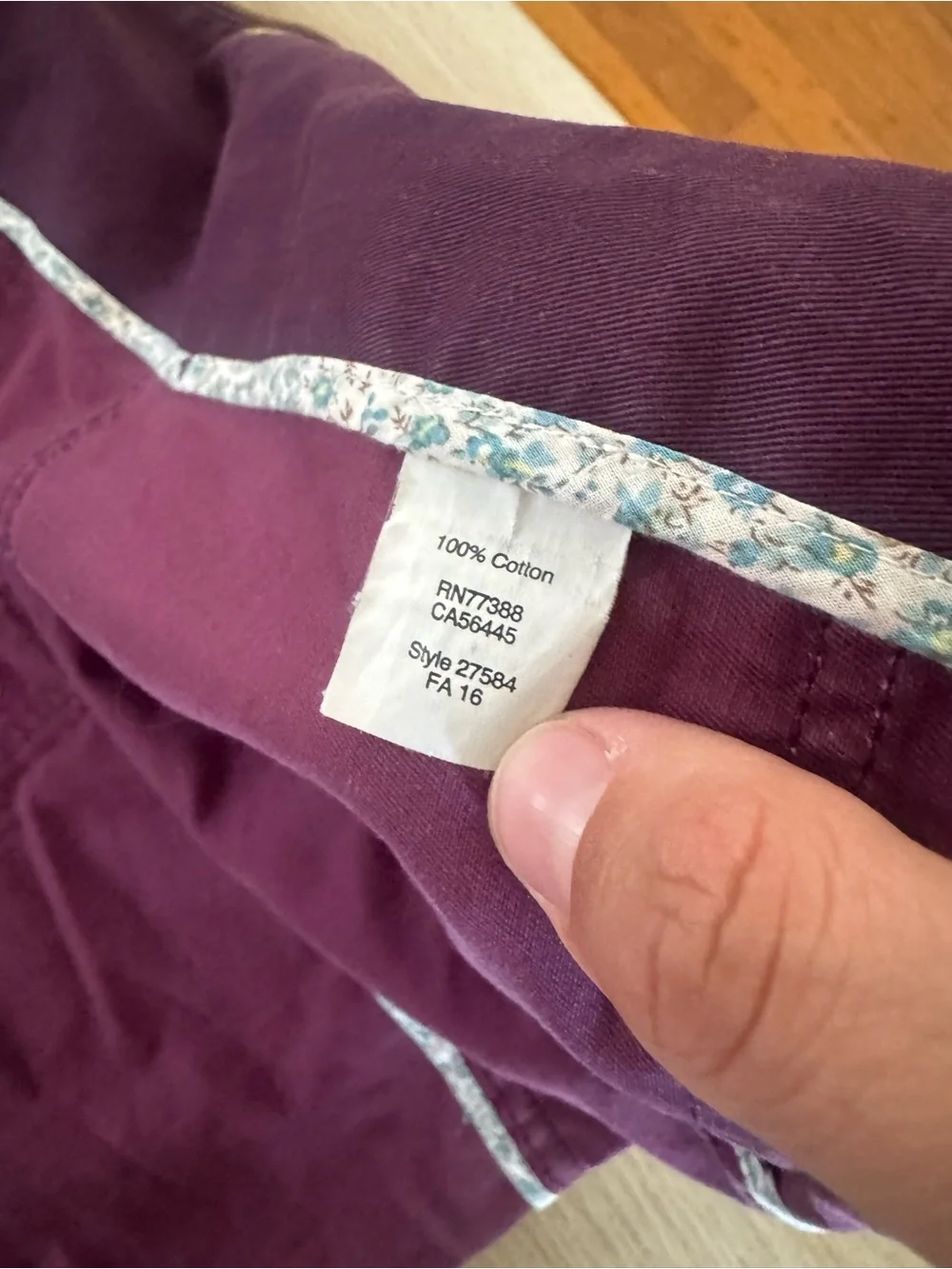 J.Crew Relaxed Boyfriend Field Jacket Purple Utility Cargo Military 100% cotton